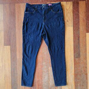 Faith Jeans Dark Wash Skinny Jeans Size 14 Petite